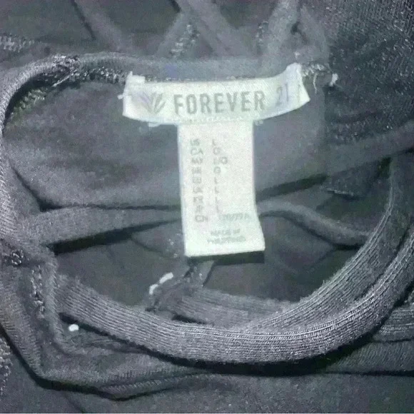 Forever21 Black Athletic knit jumpsuit size large - Picture 10 of 10